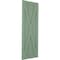 Ekena Millwork True Fit PVC Single X-Board Farmhouse Fixed Mount Shutters, Track Green, 15W x 80H, PR TFP001FH15X080TG - alternate 9